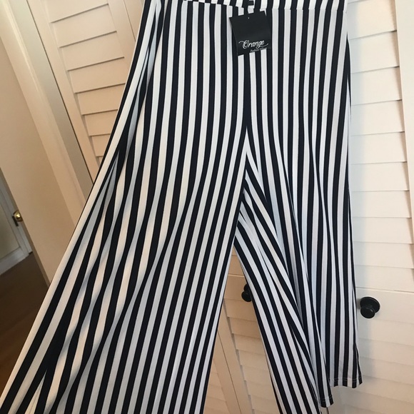 Orange Fashion Village Pants - Orange Fashion Village Culottes